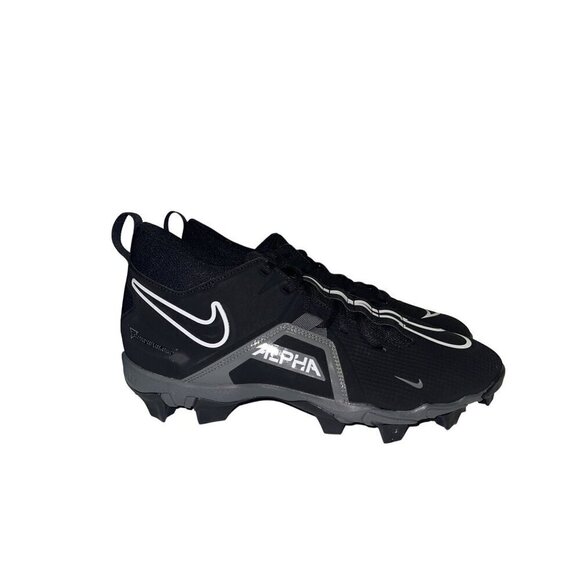 NEw! Nike Alpha Menace 3 Shark Low Black Football Molded Cleats Men\'s Size 11.5 main image 4